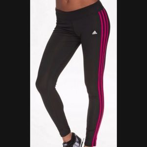 hot pink adidas leggings